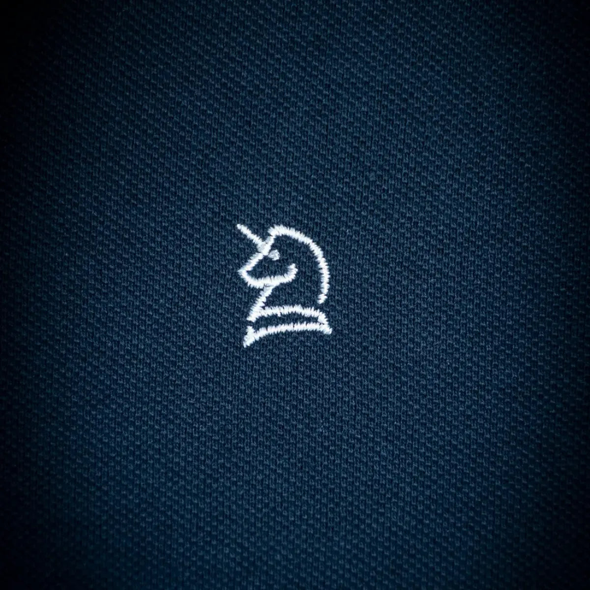 UNICORN Stick - Organic Fitted Poloshirt