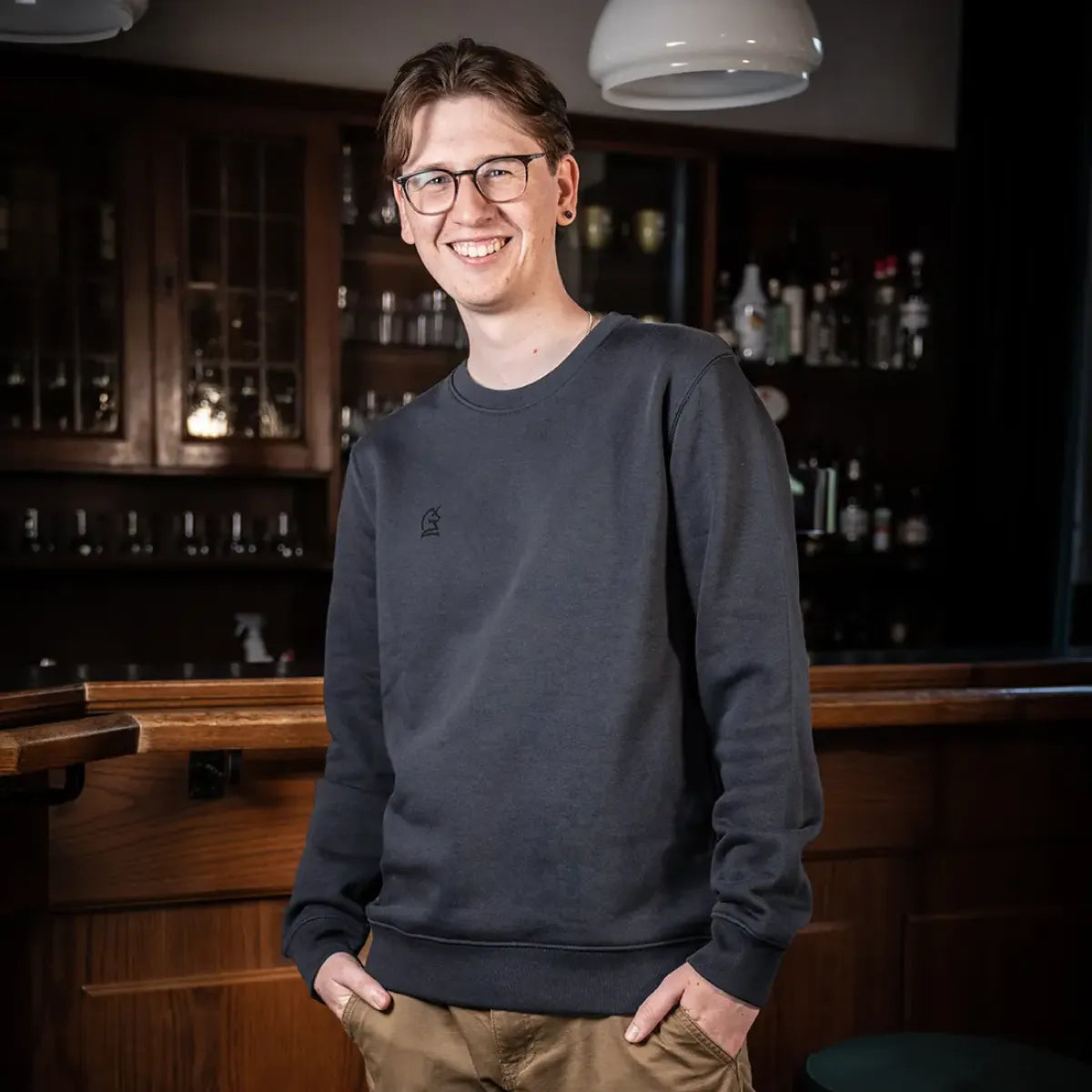 UNICORN Stick - Organic Basic Unisex Sweatshirt