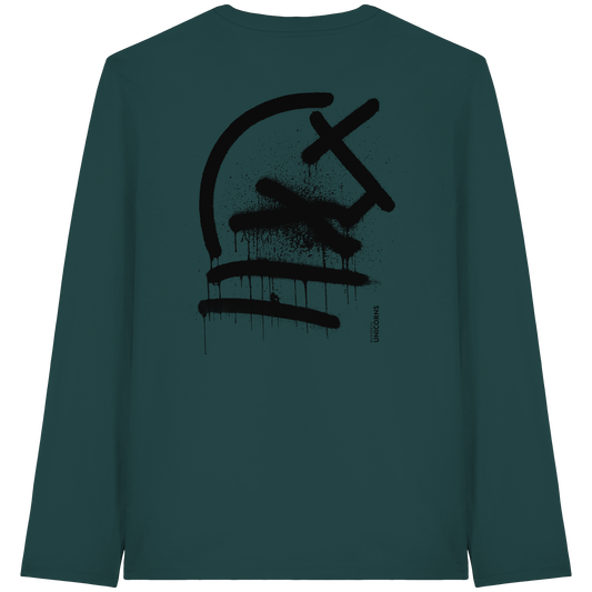 UNICORN Grafitti - Organic Longsleeve T-Shirt