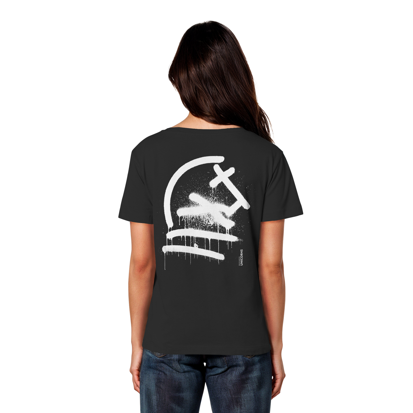 UNICORN Grafitti - Womens Organic Lightweight T-Shirt