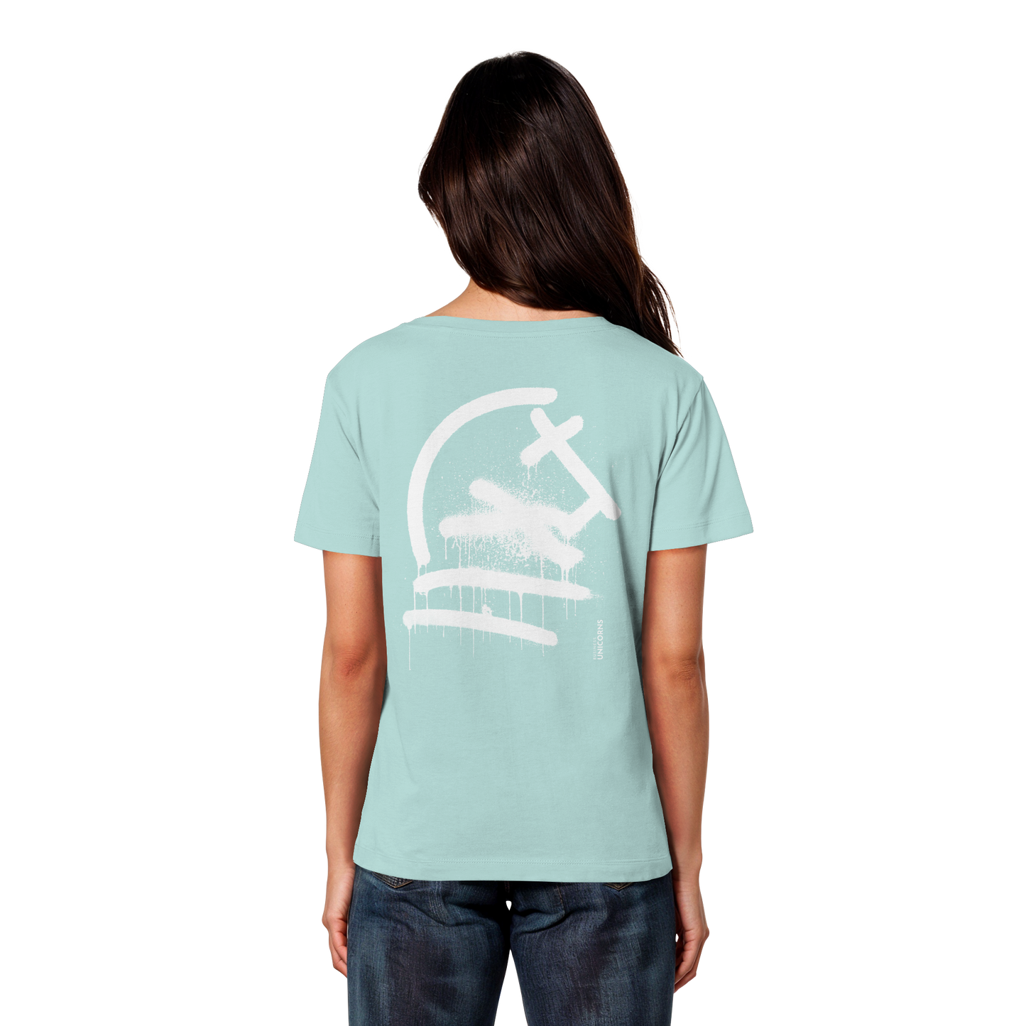 UNICORN Grafitti - Womens Organic Lightweight T-Shirt