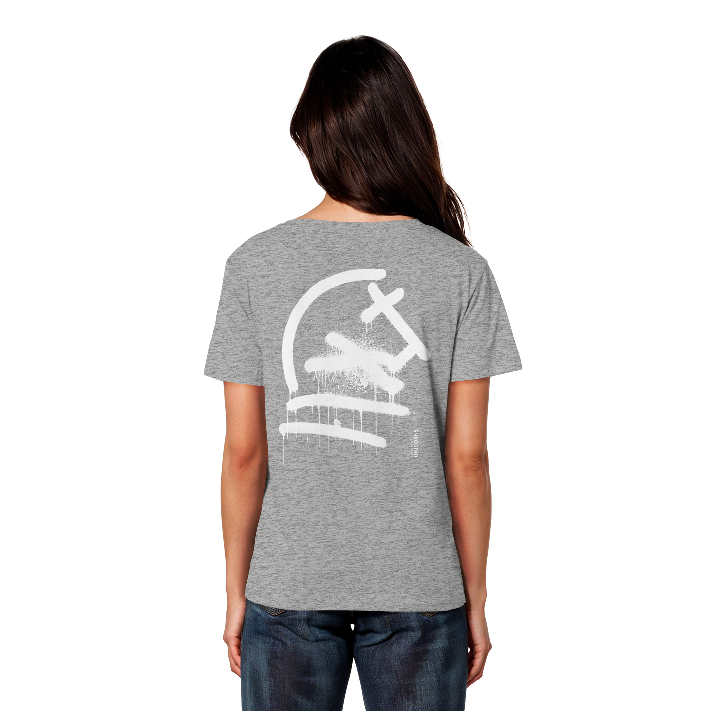 UNICORN Grafitti - Womens Organic Lightweight T-Shirt