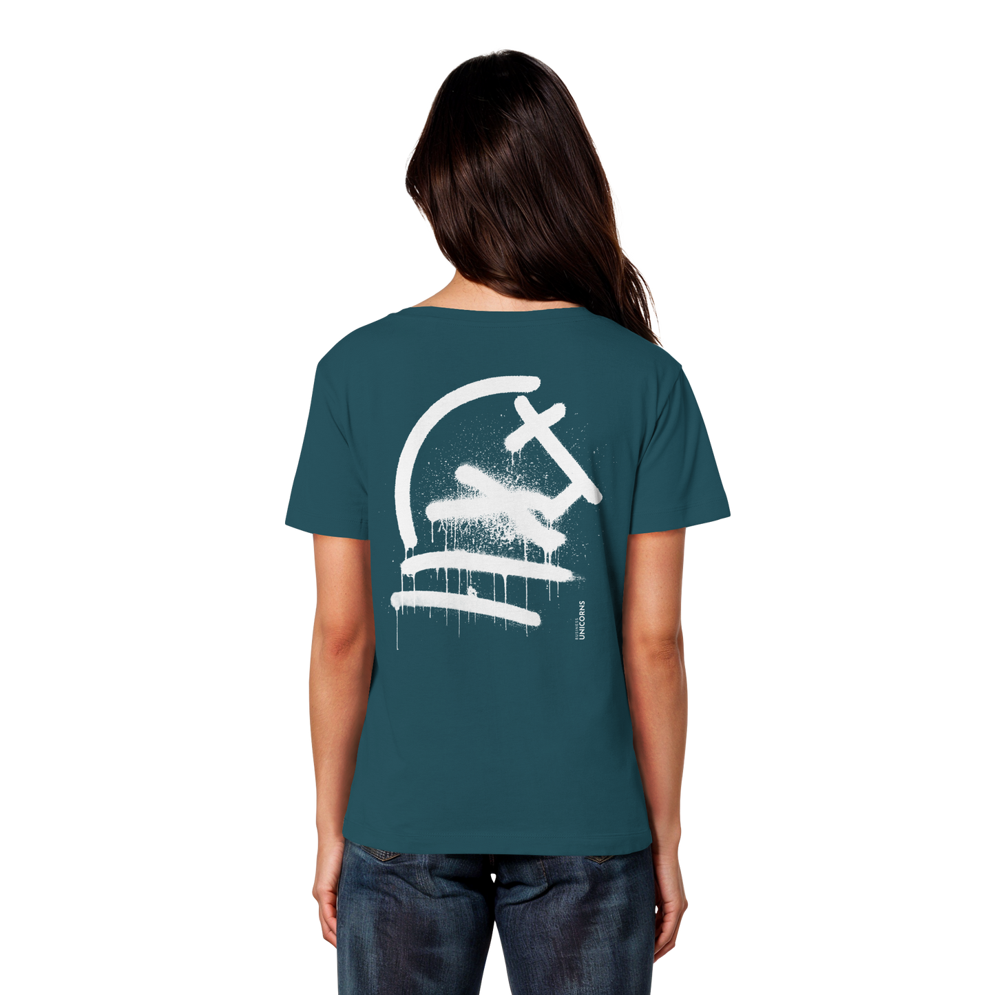 UNICORN Grafitti - Womens Organic Lightweight T-Shirt