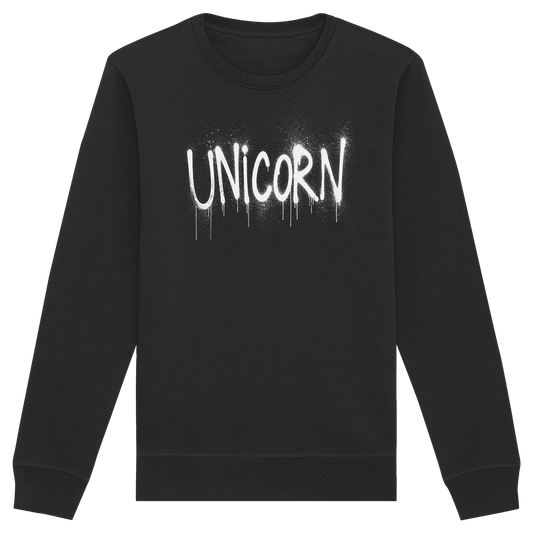 UNICORN Grafitti - Organic Basic Unisex Sweatshirt