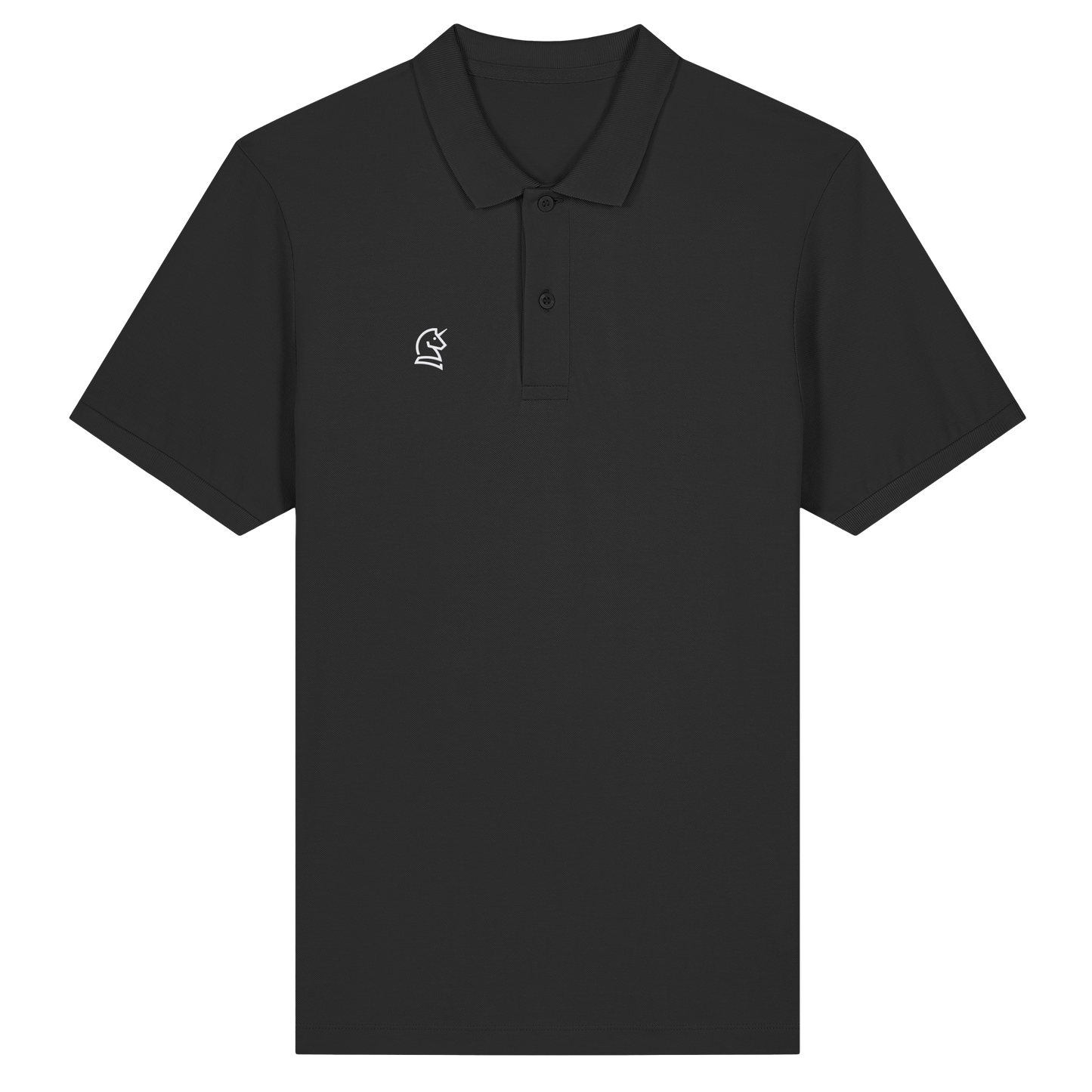 UNICORN Stick - Organic Fitted Poloshirt