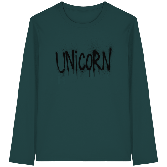 UNICORN Grafitti - Organic Longsleeve T-Shirt