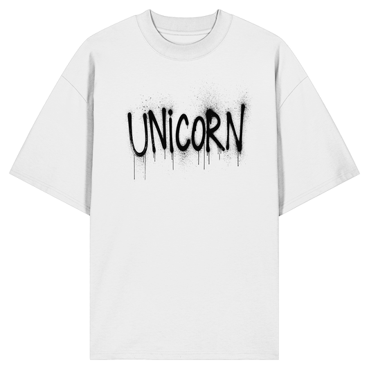 UNICORN Grafitti - Organic Oversize Shirt
