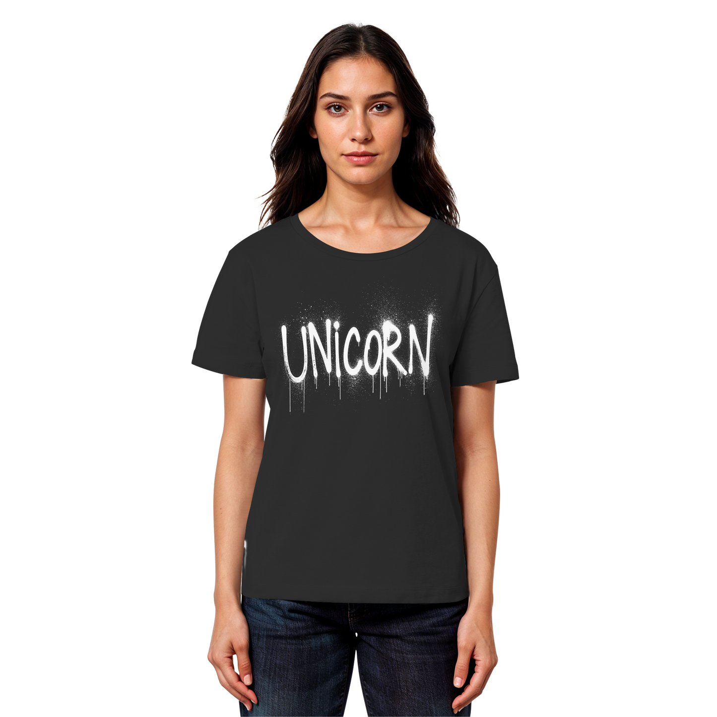 UNICORN Grafitti - Womens Organic Lightweight T-Shirt