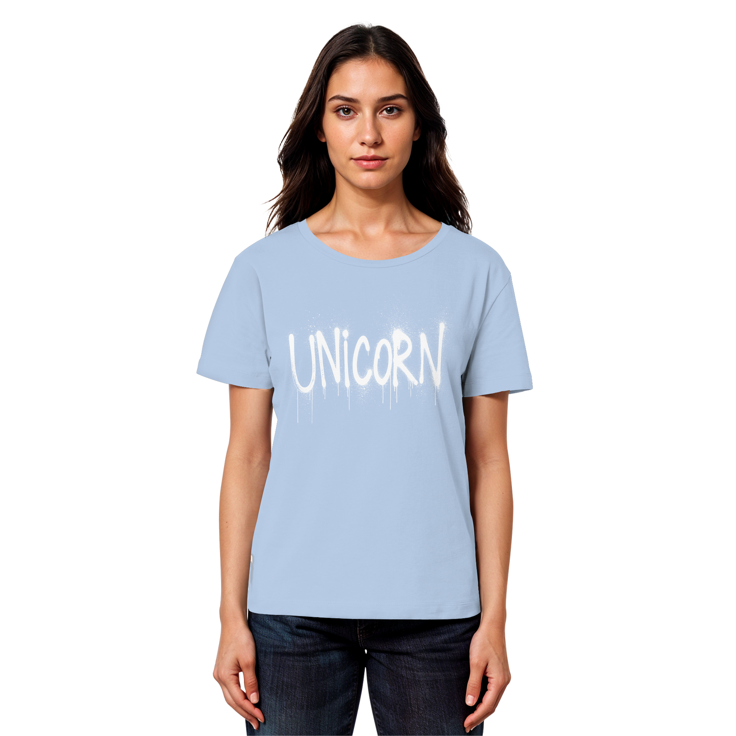 UNICORN Grafitti - Womens Organic Lightweight T-Shirt