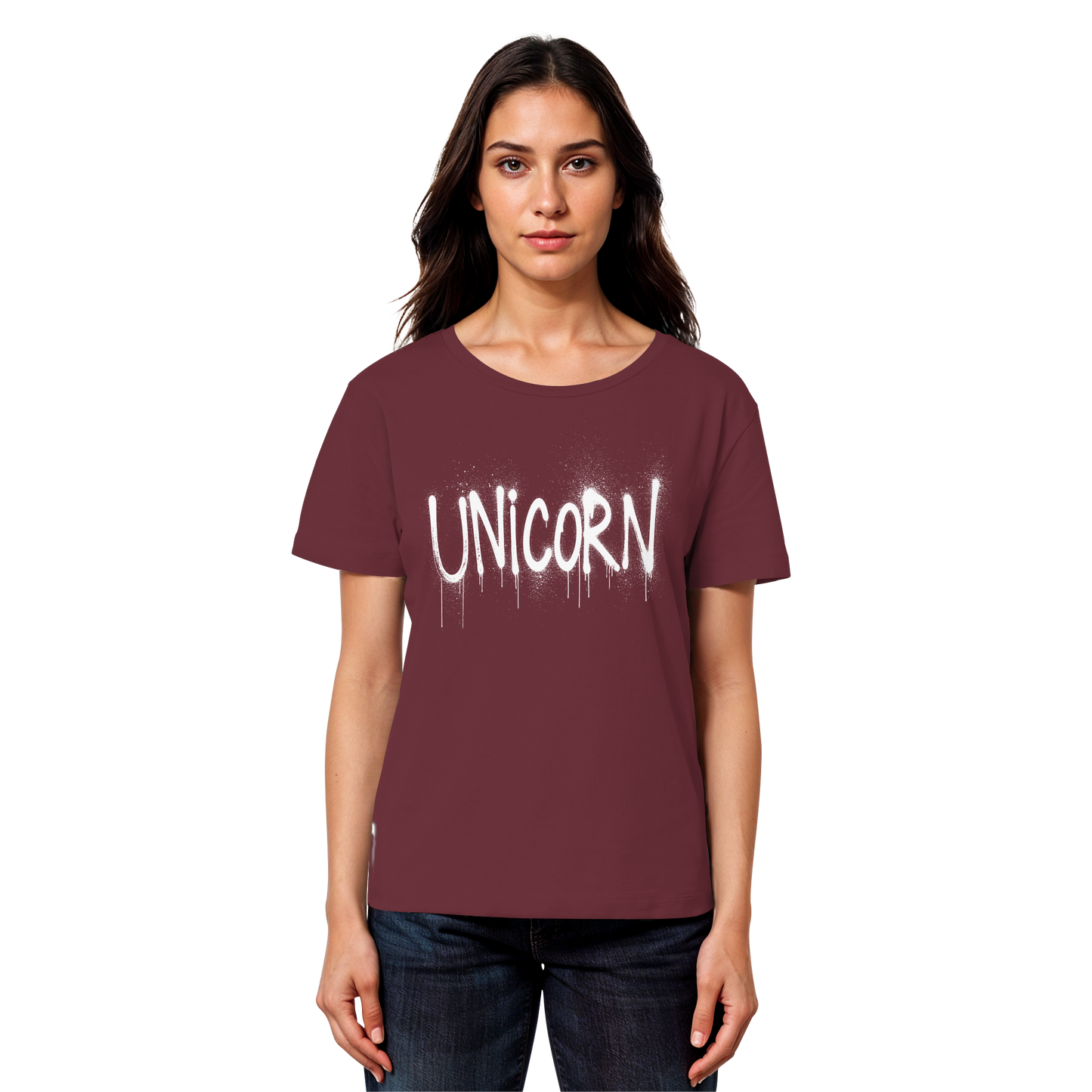 UNICORN Grafitti - Womens Organic Lightweight T-Shirt