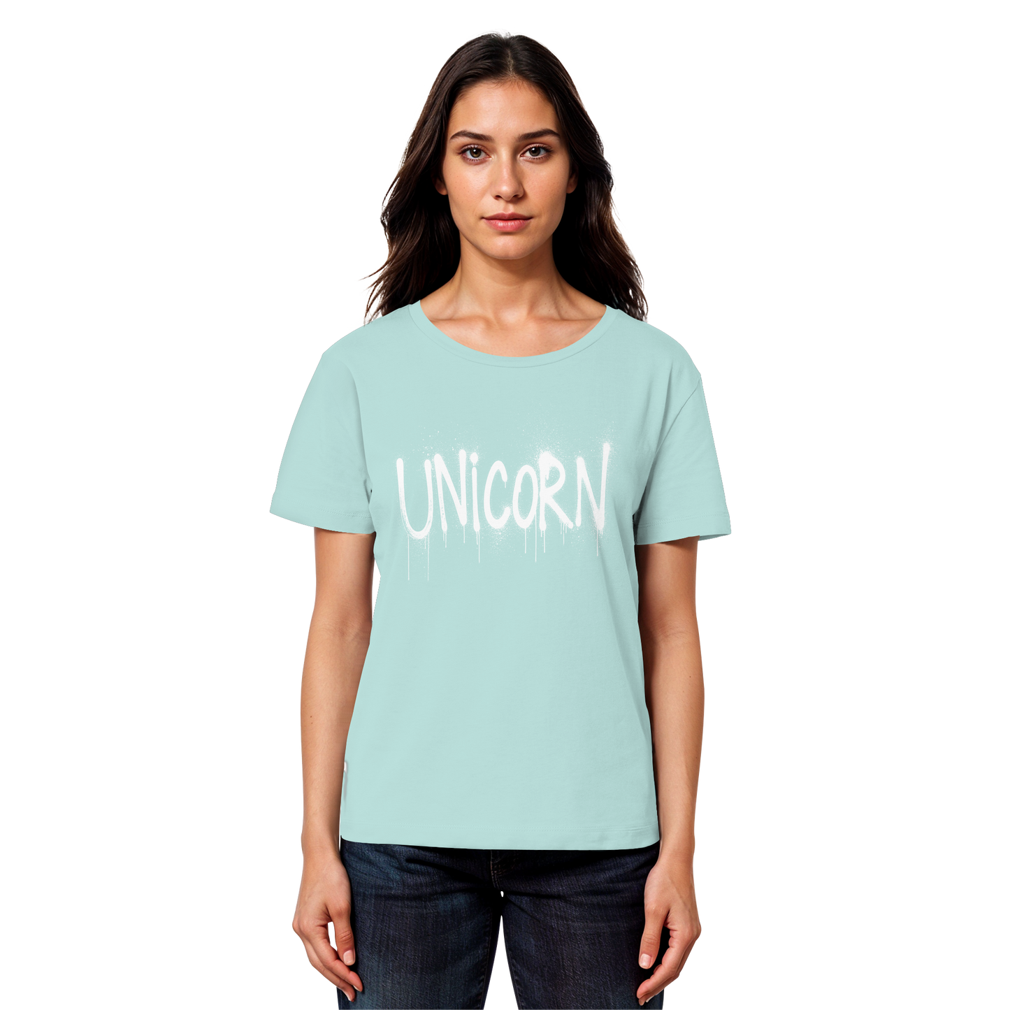 UNICORN Grafitti - Womens Organic Lightweight T-Shirt