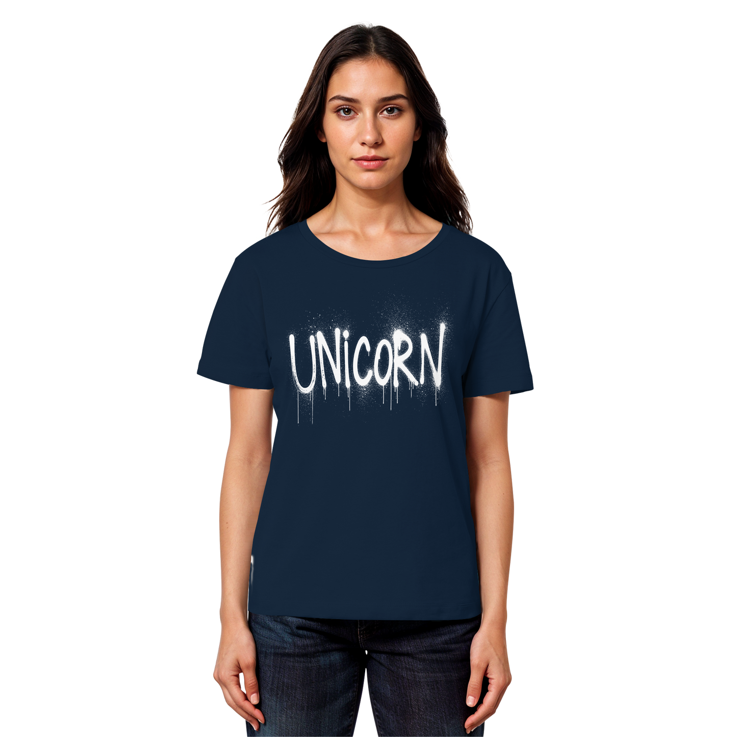 UNICORN Grafitti - Womens Organic Lightweight T-Shirt