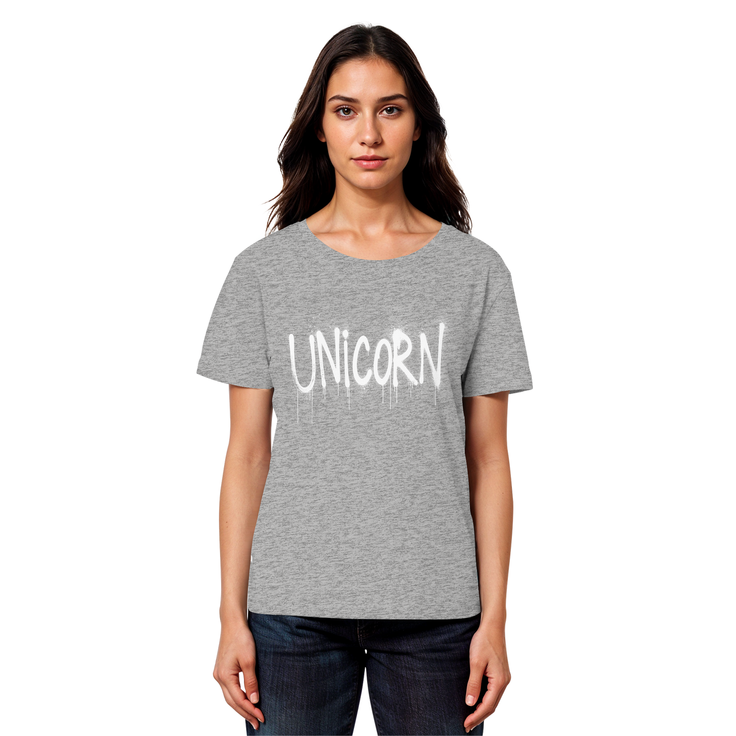 UNICORN Grafitti - Womens Organic Lightweight T-Shirt