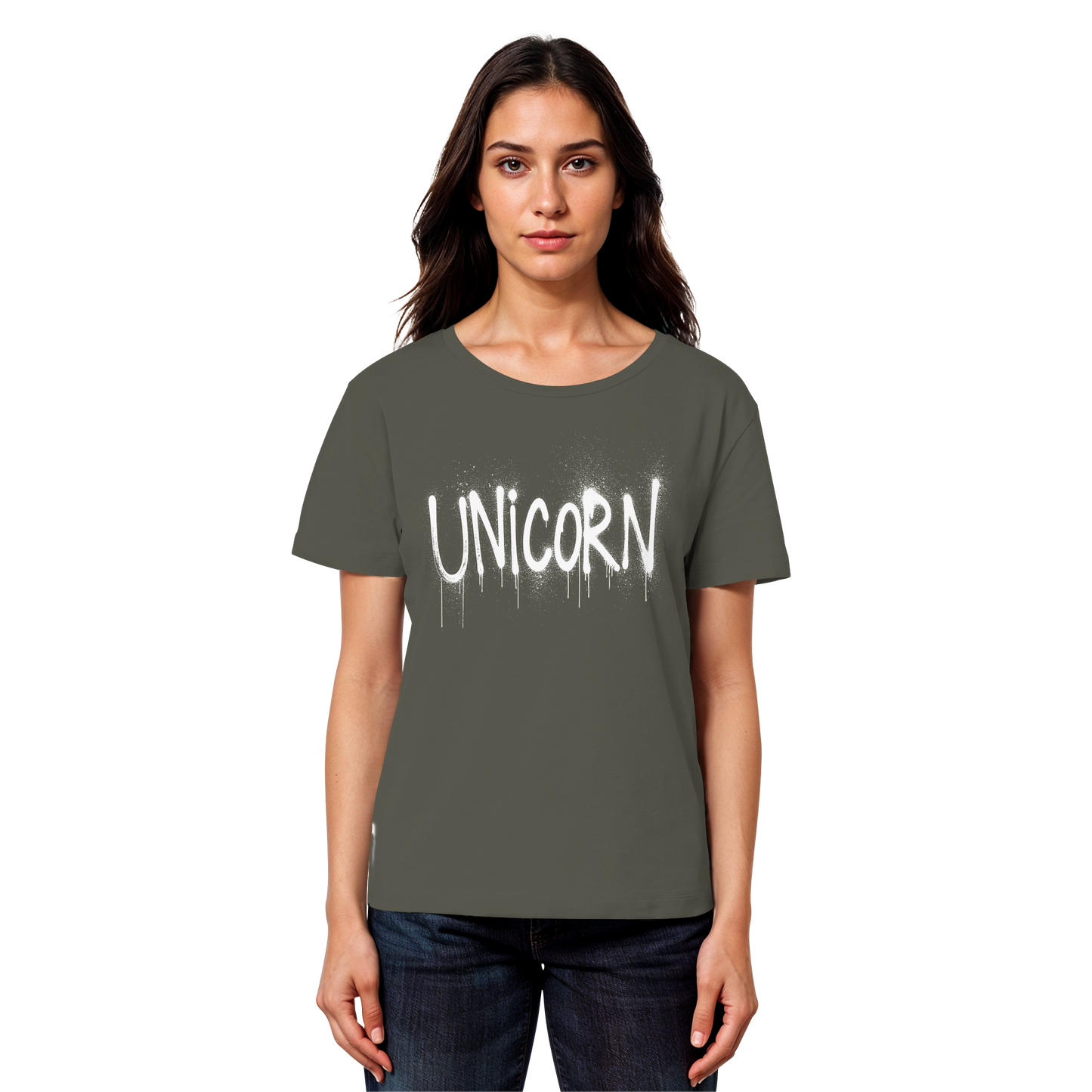 UNICORN Grafitti - Womens Organic Lightweight T-Shirt