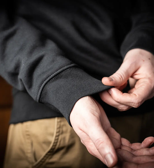 UNICORN schwarzer Stick - Unisex Organic Sweatshirt