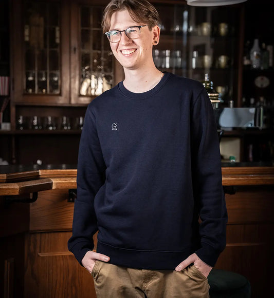 UNICORN weißer Stick - Unisex Organic Sweatshirt