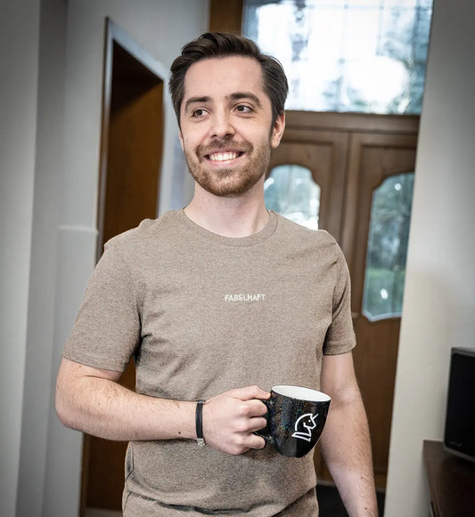 FABELHAFT weißer Stick - Herren Premium Organic Shirt